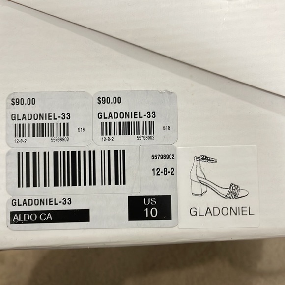 Aldo Nude/Studded Heels - size 10 - Picture 4 of 4